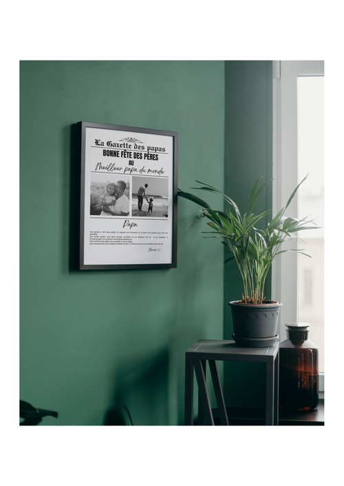 Poster "Vatertag" 100 % personalisierbar.
